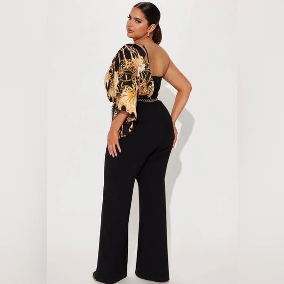 Vivian One Shoulder Jumpsuit - Picture 6 of 7